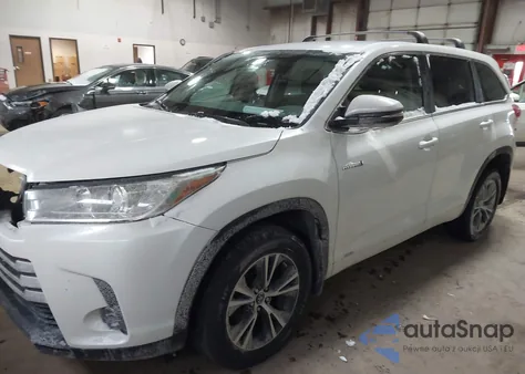 2017 Toyota Highlander Hybrid Le from USA, damaged, VIN 5TDBGRFH2HS033127